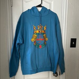 Nike Strive for Greatness Blue Graphic Hoodie